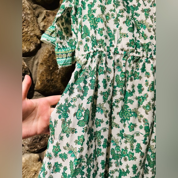 NWT Lapogee cotton linen blend maxi dress. Size S. Very hobo cottage core. - Picture 10 of 14